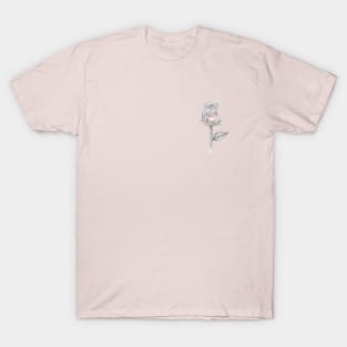 A Little Rose Sketch T-Shirt